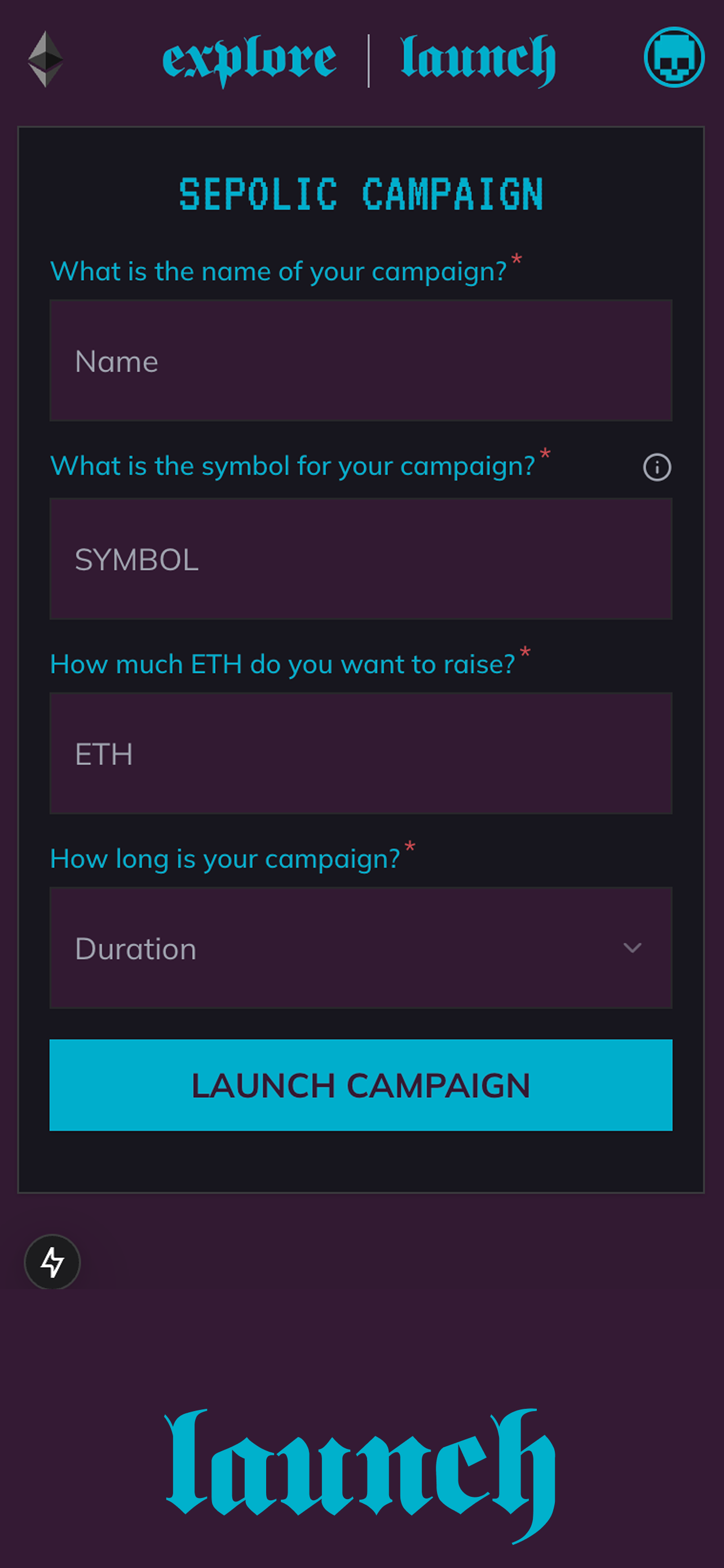 Fundraiser - Farcaster Mini Apps screenshot